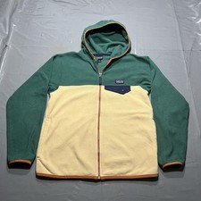 Patagonia Micro D Snap-T Fleece Jacket Kids Size L 12 Full Zip 65465 Beeswax