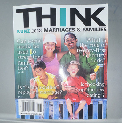 Pearson Think: Marriages & Families (Think Ser.) Jenifer Kunz 2013 Paperback