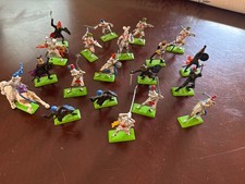 vintage 1971 britains ltd deetail toy soldiers, 19 figures plus horse