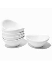 Soy Sauce Dish - Dipping Bowls Set, White Porcelain Dipping Bowls/Dishes for ...