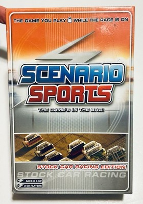 Scenario Sports:Stock Car Racing Ed. The Game You Play While The Race Is On, BN
