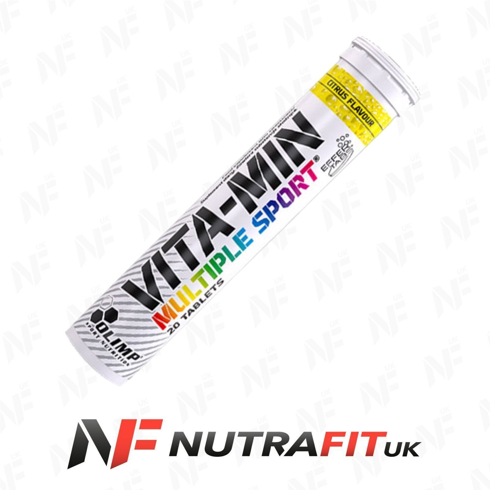OLIMP VITA-MIN MULTIPLE SPORT EFFERVESCENT multi vitamin mineral citrus 20 tabs