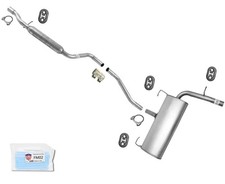 Muffler Pipe Exhaust System With Clamps For 2007-2010 Chrysler Sebring Sedan 2.4 Muffler Pipe Exhaust System With Clamps For 2007-2010 Chrysler Sebring Sedan 2.4