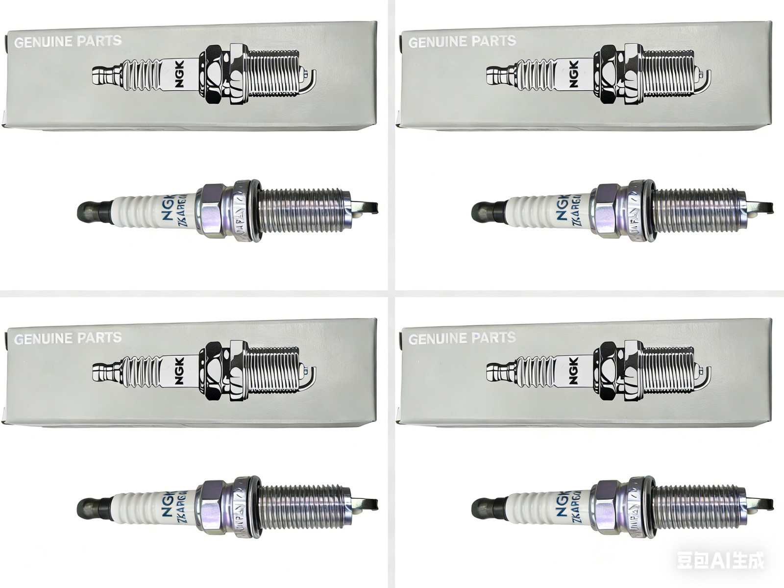 4x OEM Iridium Spark Plug 22401-ED815 Fit For Nissan March Micra Tiida Altima