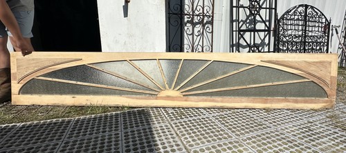 Restored Textured Glass Transom Window GA20308