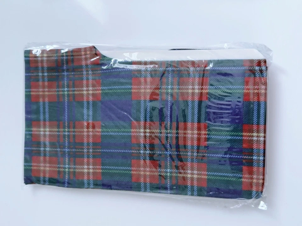 Medias pantimedias opacas elegantes retro vintage a cuadros tartán Foto 4 de 4