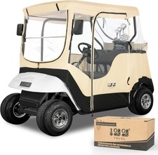Golf Cart Enclosure Fit for 2 Passengers EZGO TXT RXV 600D Waterproof Snowproof