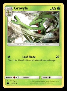 Grovyle Pokemon Card