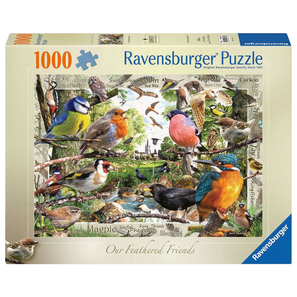 Ravensburger 1000 Piece Jigsaw Puzzle Our Feathered Friends - Image 4