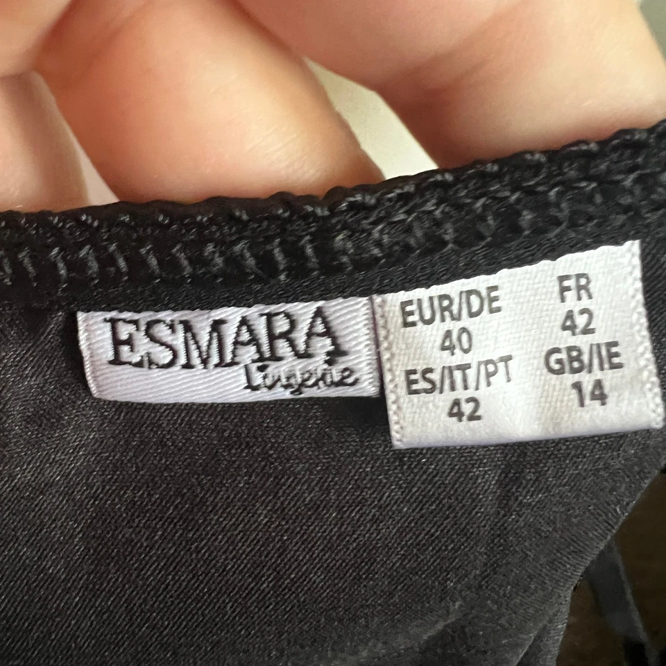 Vestido Babydoll de Encaje Negro Hada Grunge Y2K Años 2000 Gótico Pequeño Foto 4 de 4