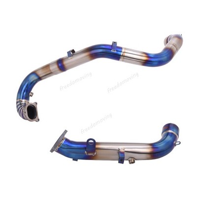 For Hypermotard 950 950SP 2019-2026 Exhaust Header Pipe Slip On System Titanium