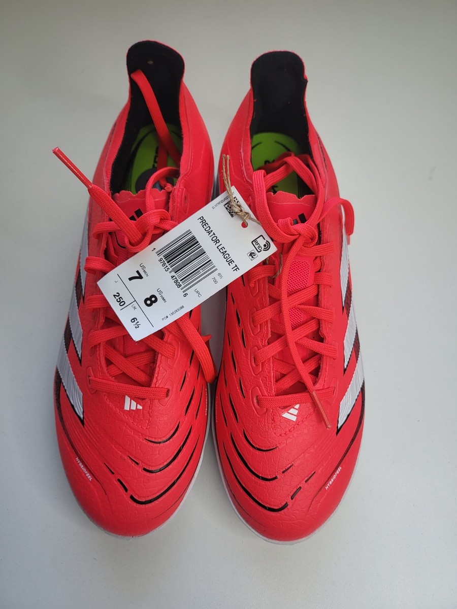 adidas Men\'s Predator League Turf ID3769 Lucid Red Soccer Cleats Size 11.5 Adidas Predator League Tf ID3769 Unisex Lucid Red Soccer  main image 4