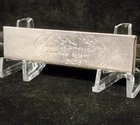 Vintage 5.33 oz Draper Mint Swiss of America .999 Fine Extruded Silver Bar