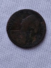1860 Queen Victoria Half Penny Coin