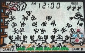 Nintendo Game & Watch FIRE Wide Screen Handheld Electronic Game Screen Good