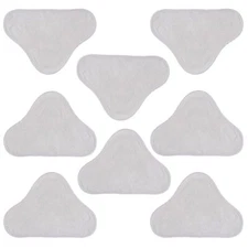 8 Pack Replacement Pads Compatible with H2O H20 Steam Mop X5 - Washable& Reusabl