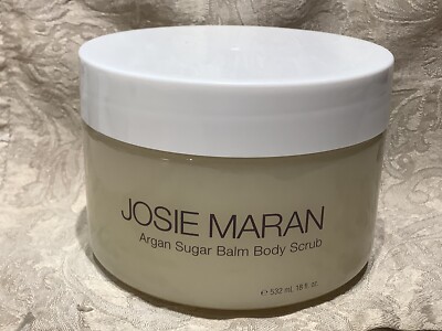 Josie Maran  VANILLA BEAN  Argan Sugar Balm Body Scrub 18oz  NEW & SEALED