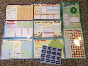 Sra Mgraw Hill Everyday Math Games Grades 1-3 - 11 X 17 - 8 Sheets - 16 Games | Ebay