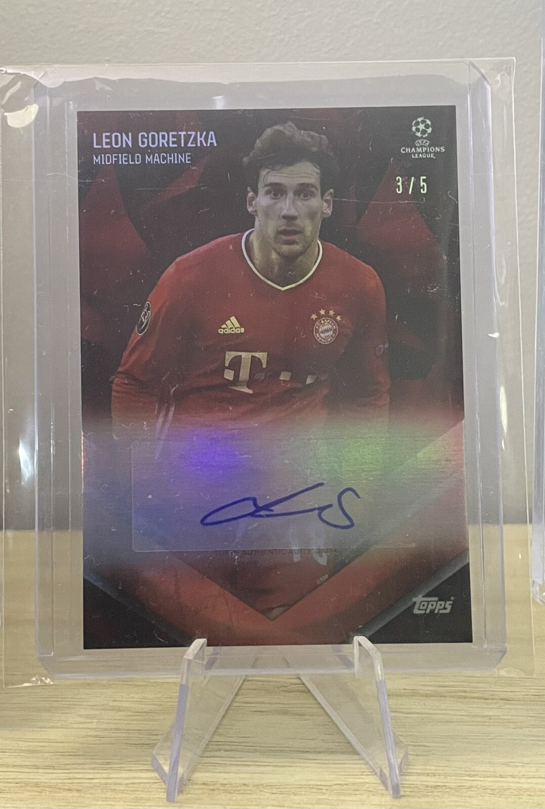 Buy Sticker Leon Goretzka FC Bayern München Topps Stickers Champions League 2021/22