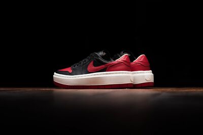 Nike Air Jordan 1 Elevate Low SE Bred Black Red DQ1823 006 Woman's
