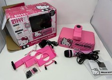 Sanrio Hello Kitty Pink Karaoke Sound System for Tablets Phones w Mic Works