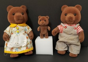 calico critters brown bear family