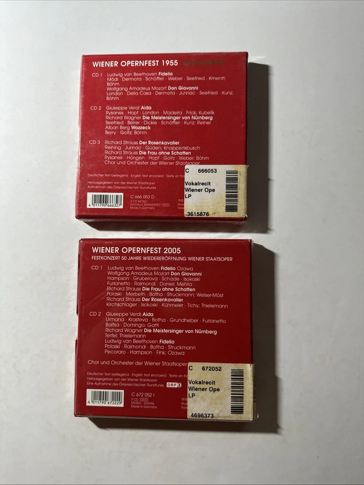 Wiener Opernfest 1955 Highlights by Beethoven / Mozart / Verdi / Strauss / Vopc - Imagem 2 de 2