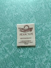Vintage Matchbook Collectible Ephemera A22 Stratford Connecticut seascape Sun