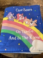 Vintage CARE BEARS - ON THE GO AND IN THE KNOW - Fabric Book Complete 1992