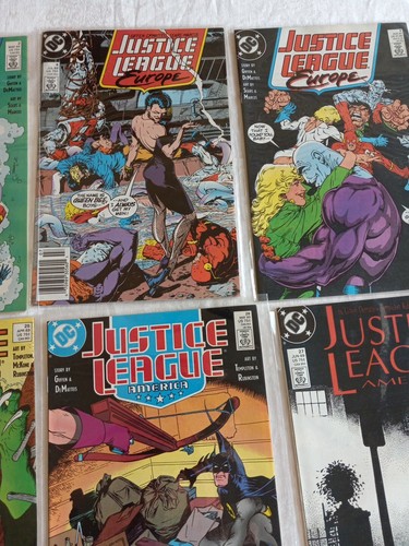 DC Comics Justice League Lot 9 Issues Europe International America Vintage - Picture 4 of 11