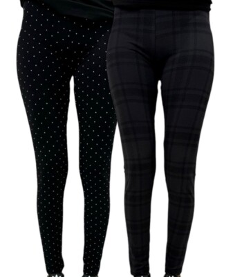 M&S LEGGING BEDRUCKT HIGH WAIST FULL LENGTH LEGGING STRETCH SKINNY HOSE 568