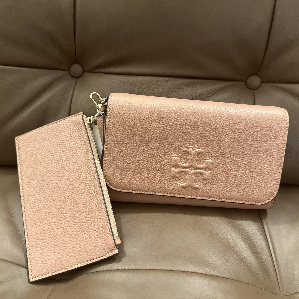 Tory Burch Leather Thea Mini Crossbody Bag