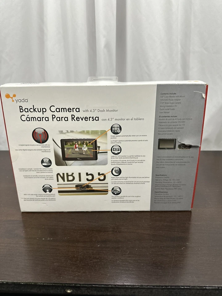 Digital Wireless Backup Camera & Monitor for safety and rear view visibility - Image 2 of 2