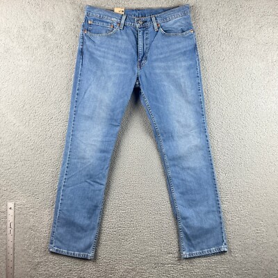 Levis 511 Jeans Mens 34x30 Blue Slim Fit Stretch Denim Medium Wash NWT