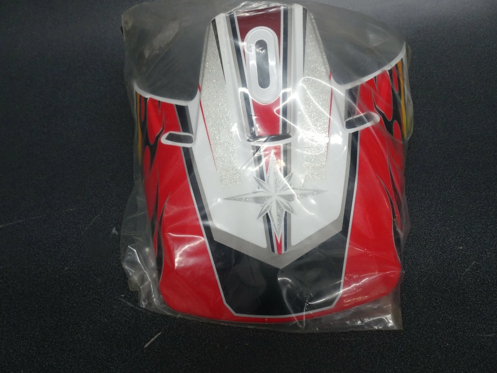 New OEM Polaris Momentum Motorcycle Helmet Visor R/W #P2856450