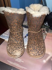Girls Size 3 Cheetah Print Ugg Boots