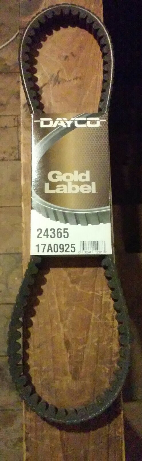 Dayco Gold Label 24365 Cog V Belt - 17A0925 | eBay 