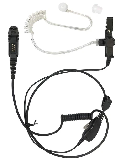 [10-PACK] Acoustic Earpiece w/ PTT Mic for Motorola Radios XPR3300, XPR3500e, R5 - Image 3 of 4