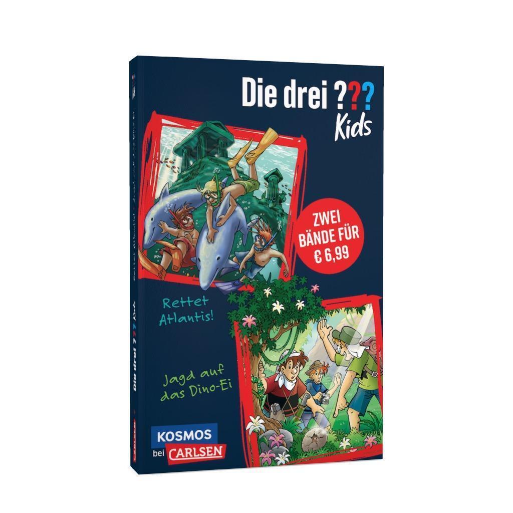 Thumbnail - Die Drei ??? Kids: Doppelband - Enthält Die Bände: Rettet Atlantis /