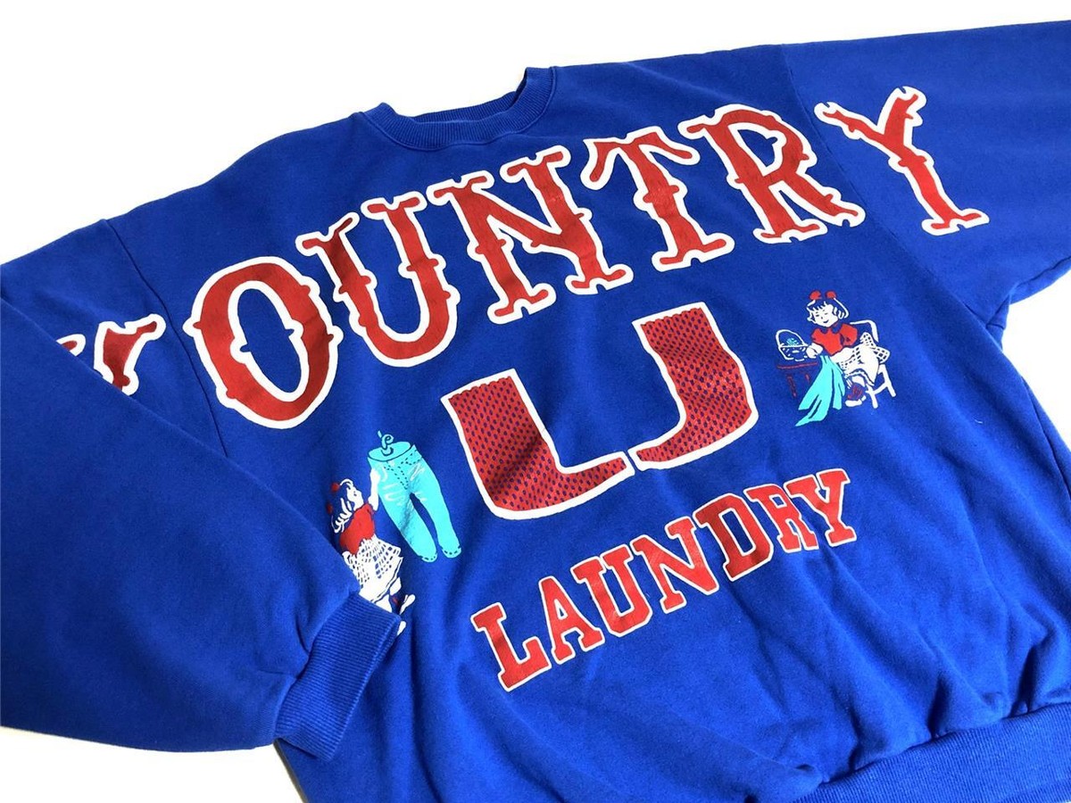 KAPITAL big kountry college sweatshirt wide laundry new blue KAPITAL big kountry college sweatshirt wide laundry new blue