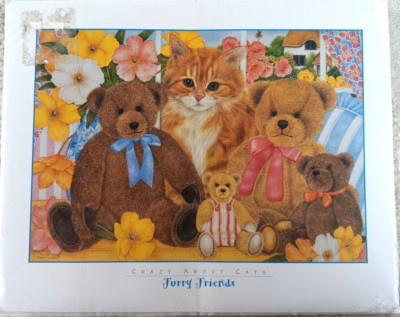 Crazy About Cats Furry Friends Print