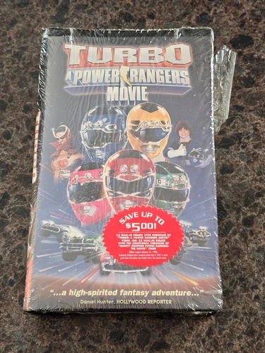 BRAND NEW Turbo A Power Rangers Movie (VHS; 1997) Sealed OOP Watermarks *SEE PIC