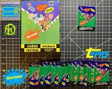 1993 Topps Nicktoons - Empty Display Box + Empty Packs