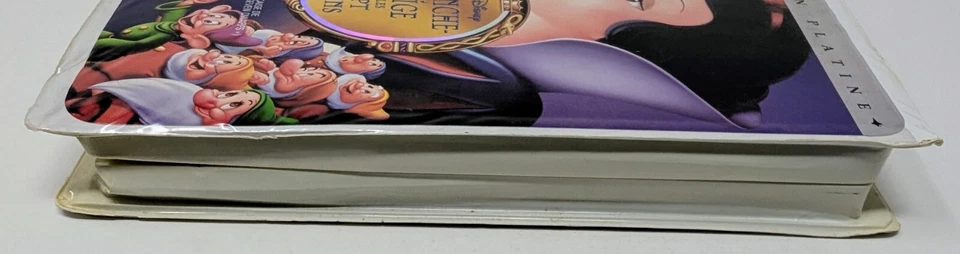 Blanche-neige et les sept nains VHS Platinum(1937) - NTSC - French - VG (Tested) - Image 4 of 4