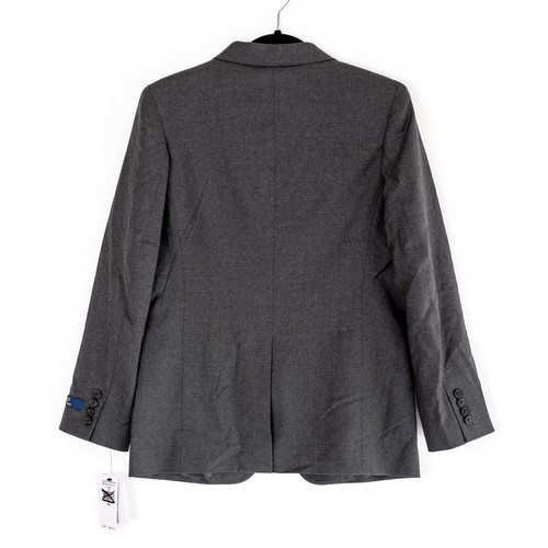 NWT Polo Ralph Lauren Boy's Lightweight Wool Suit Two-Piece Gray $675 Size 16 L - Picture 5 of 14
