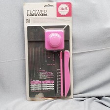 We R Memory Keepers Flower Punch Board NIP New  Scoring Tool Petal Curler