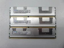 Lot Of 4- Samsung M393B1K73CHD-YF8 8GB PC3-8500 DDR3-1066 Server Memory