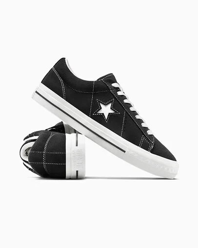 Converse Men One Star 95 OX Black/Vintage White Everyday Sneaker