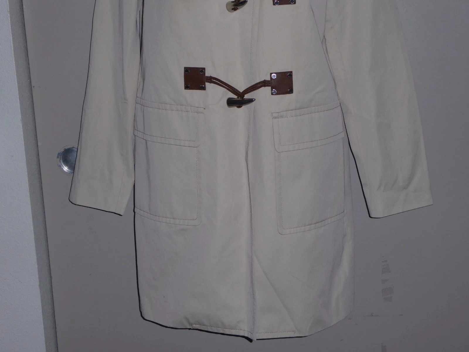 MICHAEL BY MICHAEL KORS TRENCH DONNA CON CAPPUCCIO BEIGE TAGLIA SMALL