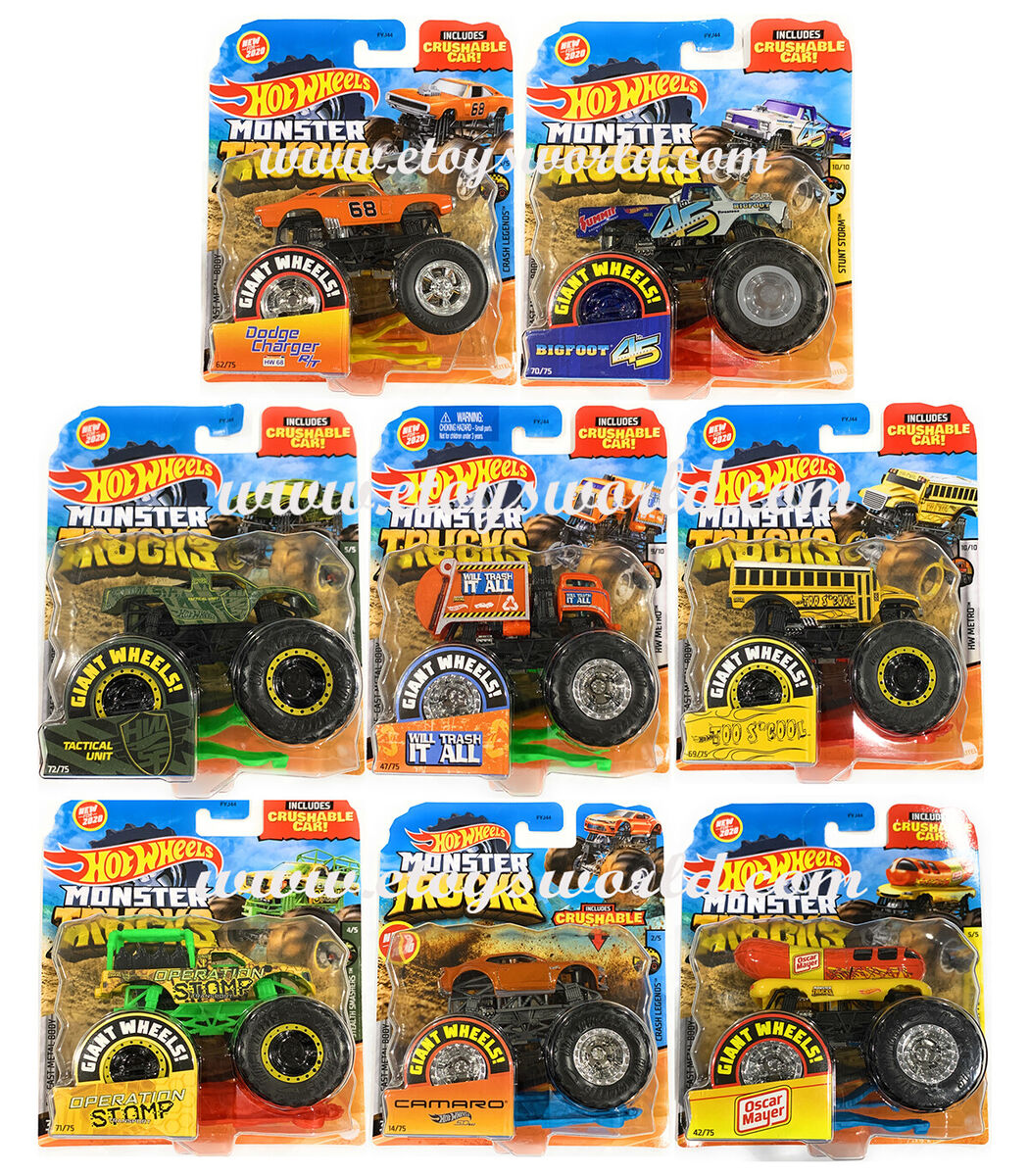 Hot Wheels Monster Trucks Collection Styles May Vary FYJ44 - Best Buy